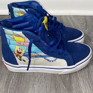 Kids  Vans SpongeBob edition sz 13